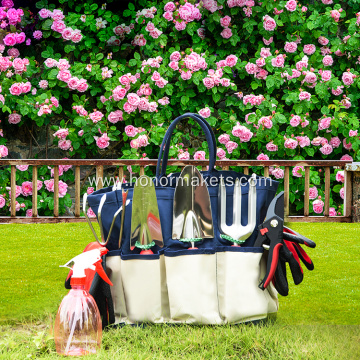 Durable Hot Sale Heavy Duty Garden Tool Set with Red Handle garden tool kit